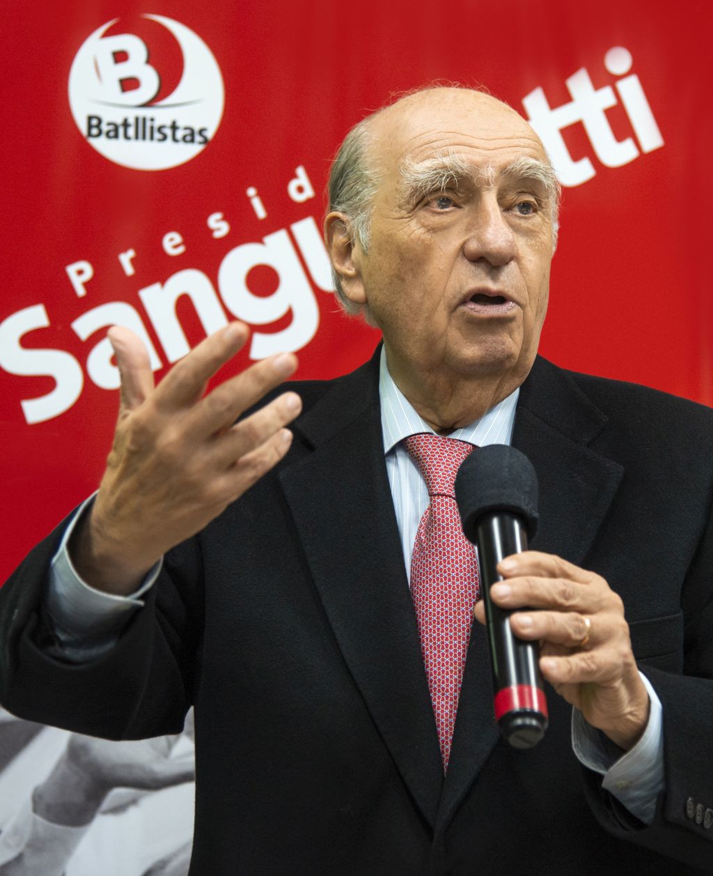 Sanguinetti en campaña. (Foto: Comunicación Batllistas) Sanguinetti en campaña. (Foto: Comunicación Batllistas)