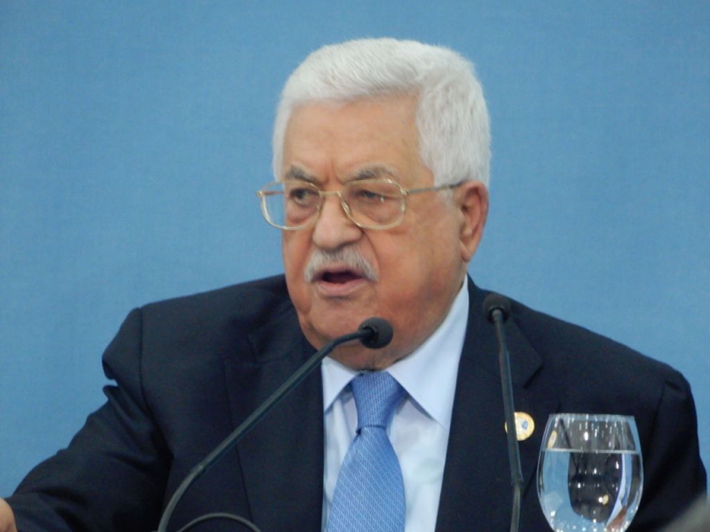 El Presidente de la AP  Mahmud Abbas