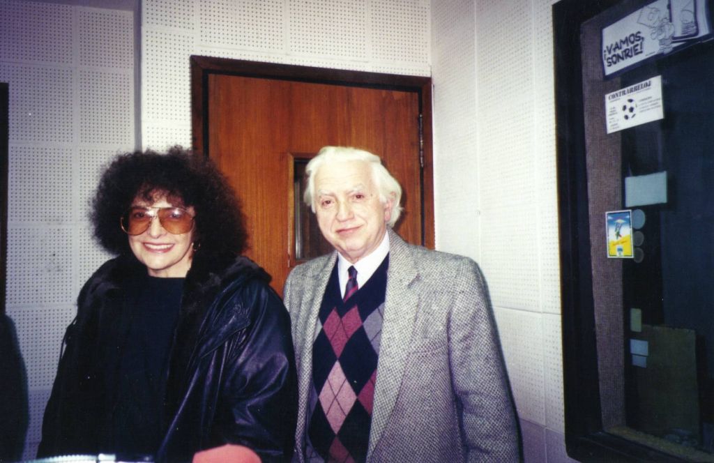Con la actriz argentina Cipe Lincovsky Con la actriz argentina Cipe Lincovsky