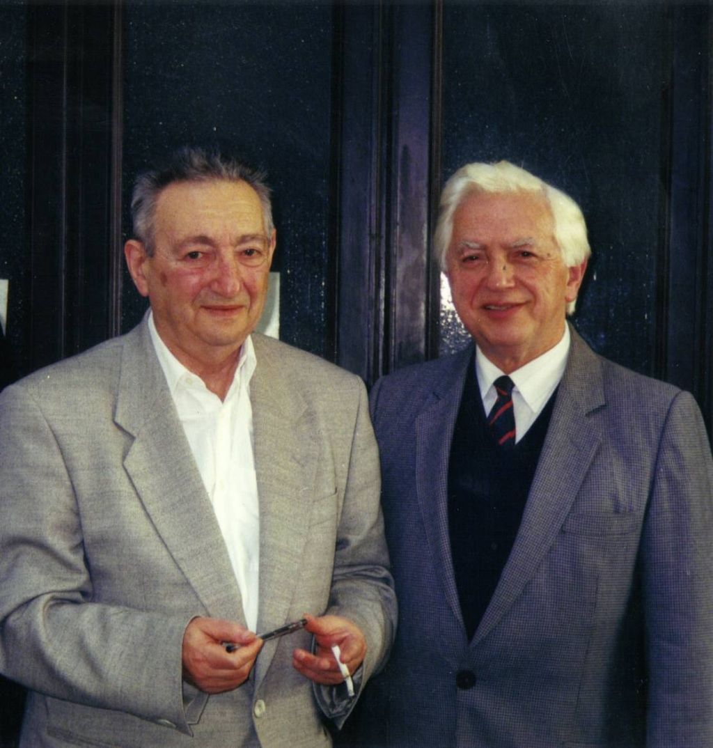Con Marek Edelman, de los líderes del levantamiento del ghetto de Varsovia Con Marek Edelman, de los líderes del levantamiento del ghetto de Varsovia
