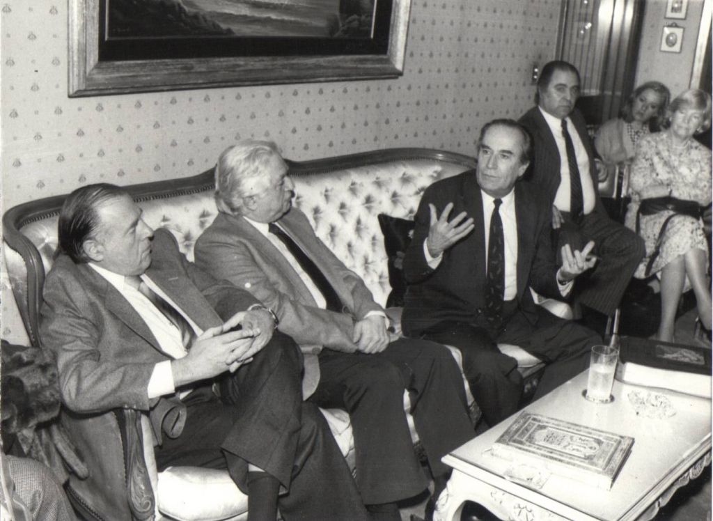 Con el caudillo del Partido Nacional Wilson Ferreira Aldunate Con el caudillo del Partido Nacional Wilson Ferreira Aldunate