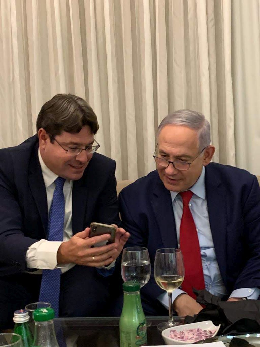 Akunis con el PM Netanyahu
