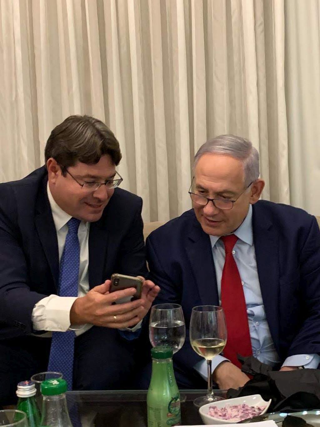 Akunis con el PM Netanyahu Akunis con el PM Netanyahu