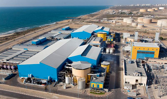 Vista aérea de la planta de Ashkelon Vista aérea de la planta de Ashkelon