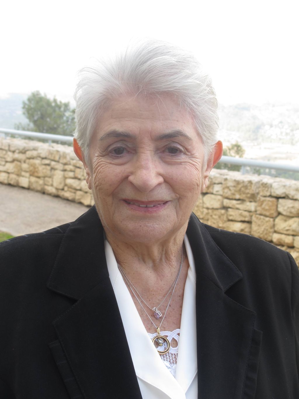 Rita Weiss, tal cual la conocimos hace unos años en Yad Vashem. 