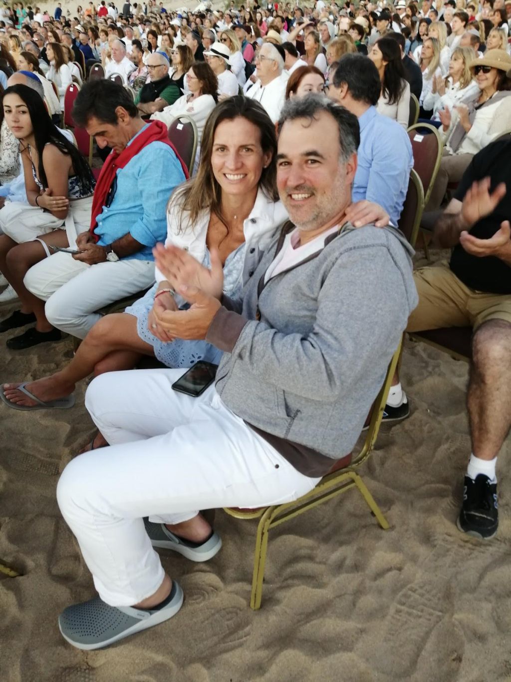 Michel Tobal y su esposa Dinorah Stupay de CIPEMU