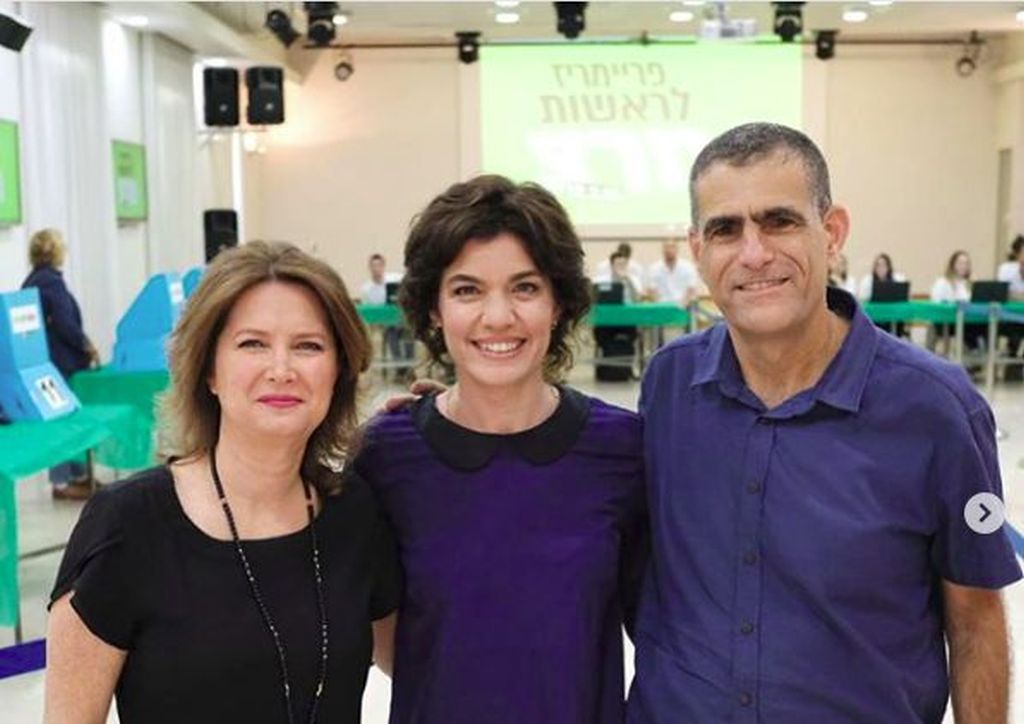 Mijal Rozin. Tamar Zandberg y Musi Raz de Meretz Mijal Rozin. Tamar Zandberg y Musi Raz de Meretz