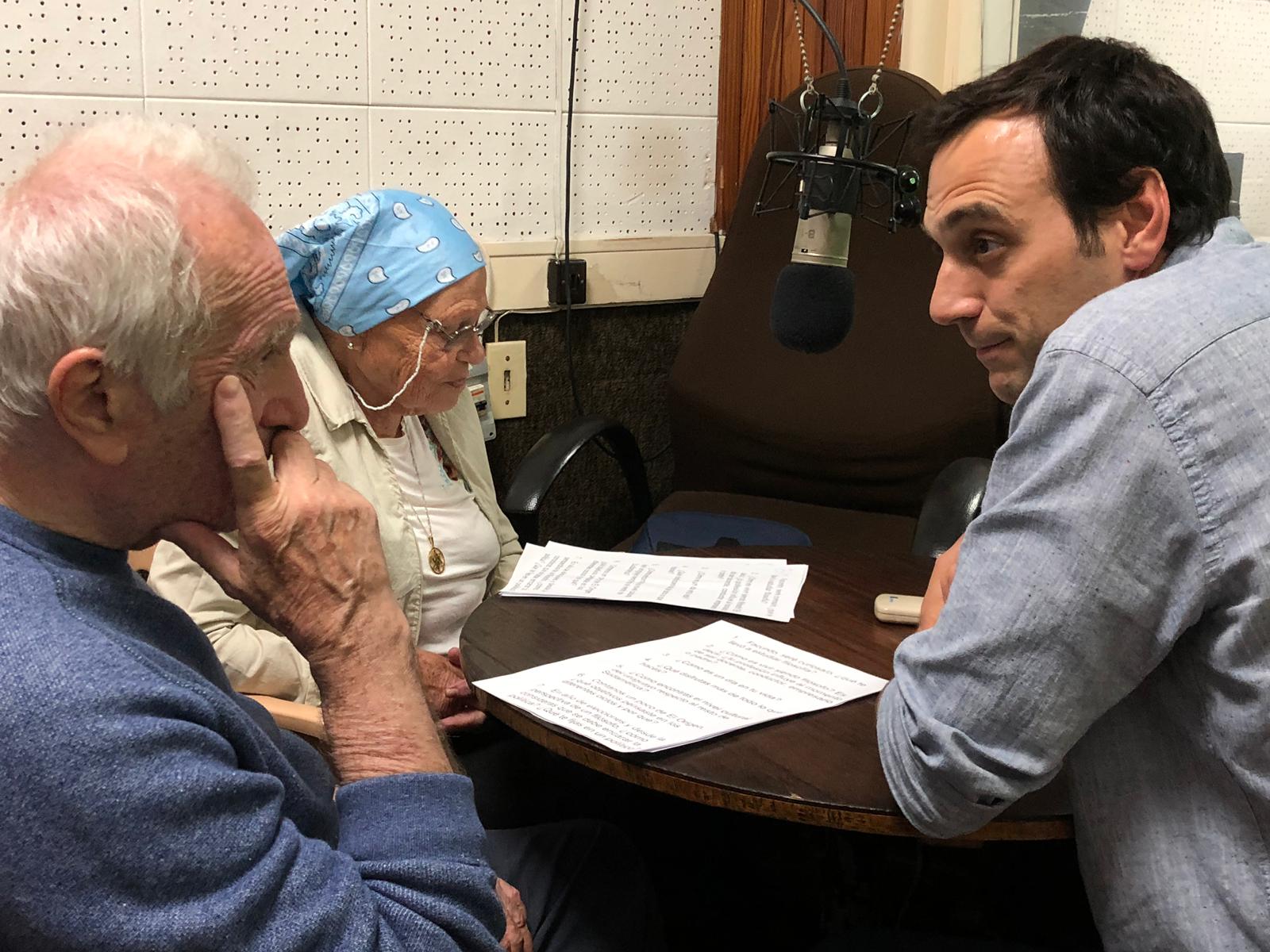 Los abuelos, con Facundo Ponce de León Los abuelos, con Facundo Ponce de León
