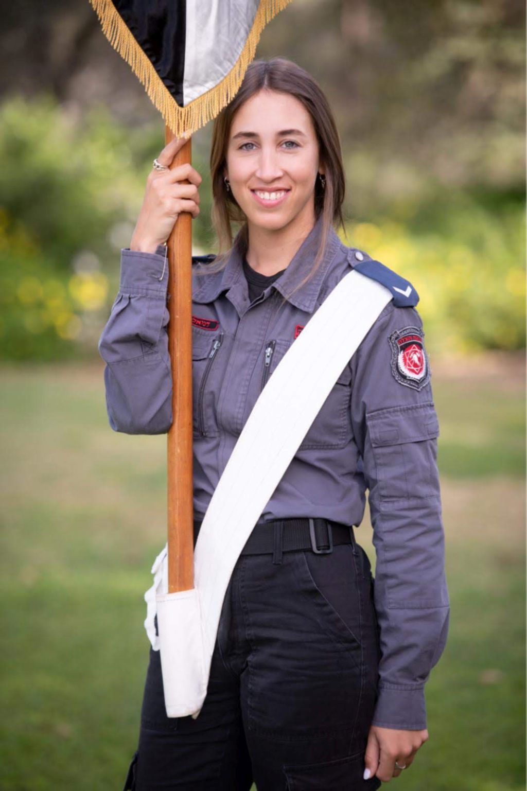 Daniela Grodenas, abanderada en el Acto Central de Iom Haatzmaut Daniela Grodenas, abanderada en el Acto Central de Iom Haatzmaut