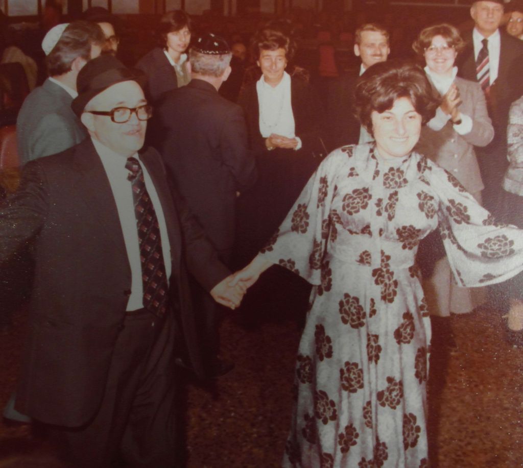 Los padres de Dov, en una foto de años atrás. Los padres de Dov, en una foto de años atrás.