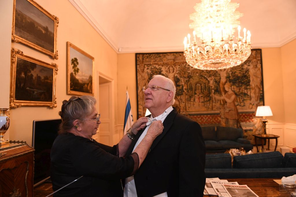 Nejama y Reuven Rivlin durante una visita a España en el 2017 (Foto: Haim Tzach, GPO)