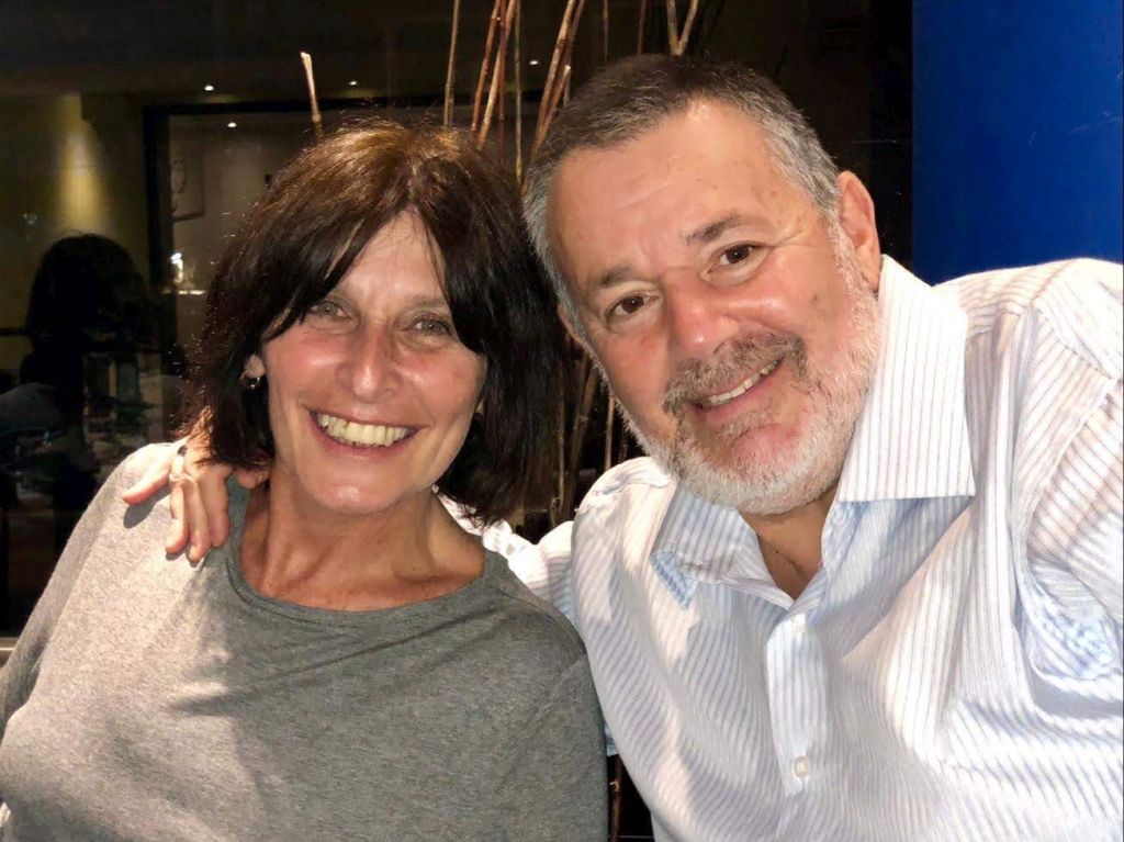 Dinorah Gandelman y su esposo Saúl Kurlender Dinorah Gandelman y su esposo Saúl Kurlender