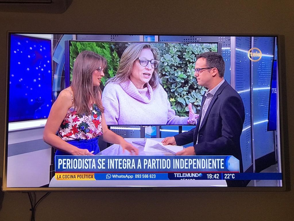 Reporte televisivo sobre el cambio de Mónica Bottero 