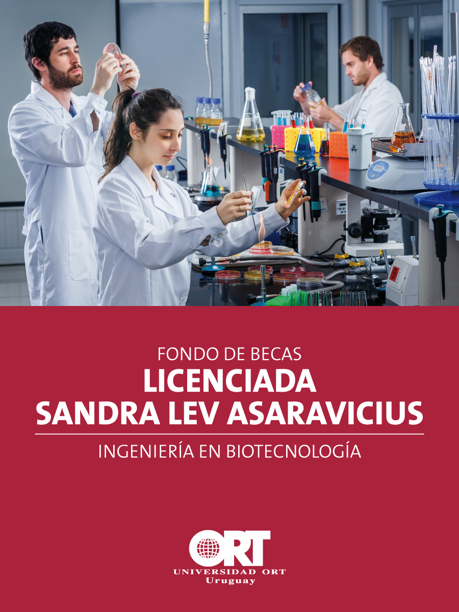 afiche ORT Becas Sandra Lev Asaravicius