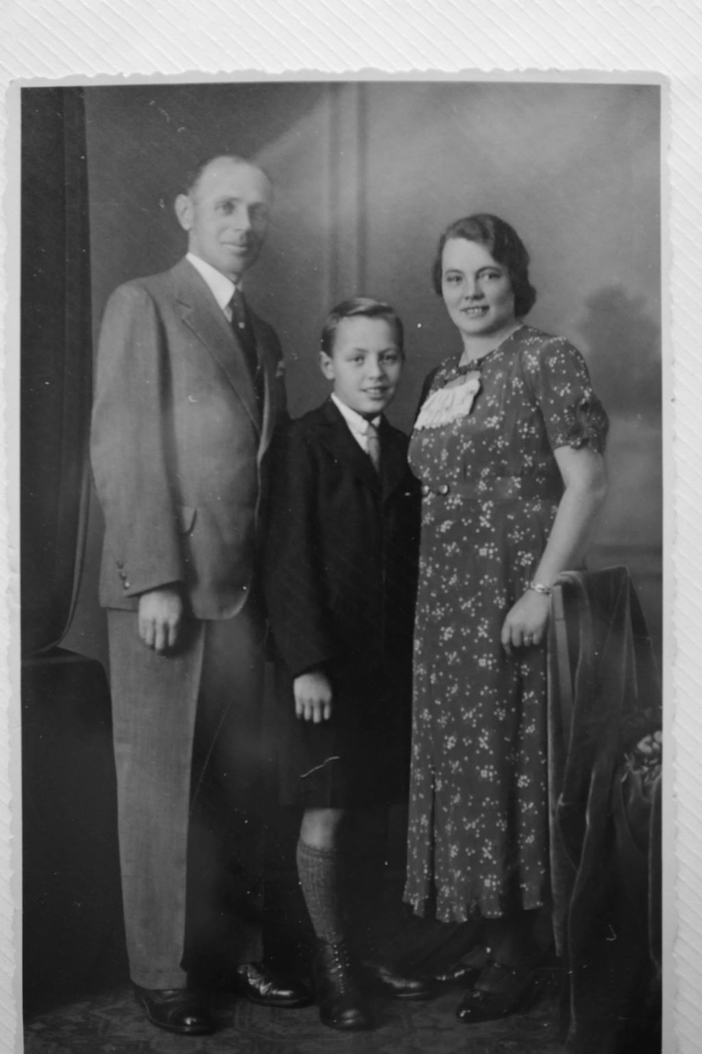 David Rubinger y sus padres de jovencito David Rubinger y sus padres de jovencito