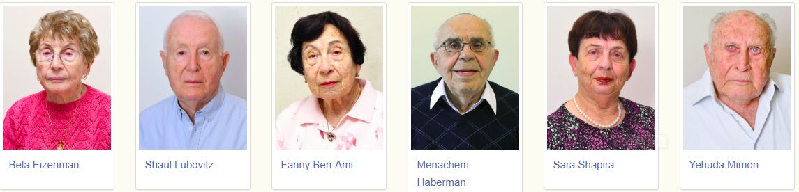 Los seis sobrevivientes de la Shoa que encendieron antorchas de recuerdo en el acto en Yad Vashem