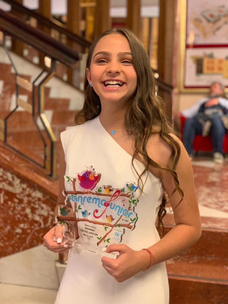 Yael Danon, mención especial en el festival San Remo de la canción, edición juvenil