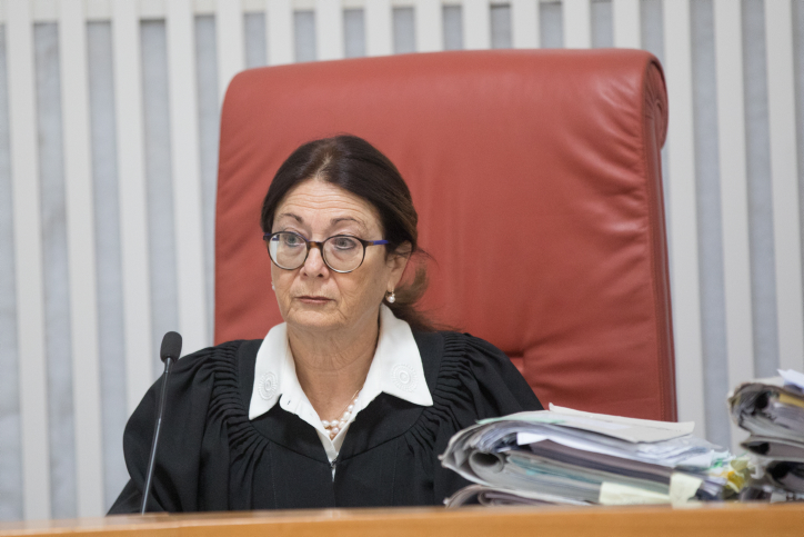 Esther Hayut, Presidenta de la Suprema Corte de Justicia de Israel Esther Hayut, Presidenta de la Suprema Corte de Justicia de Israel
