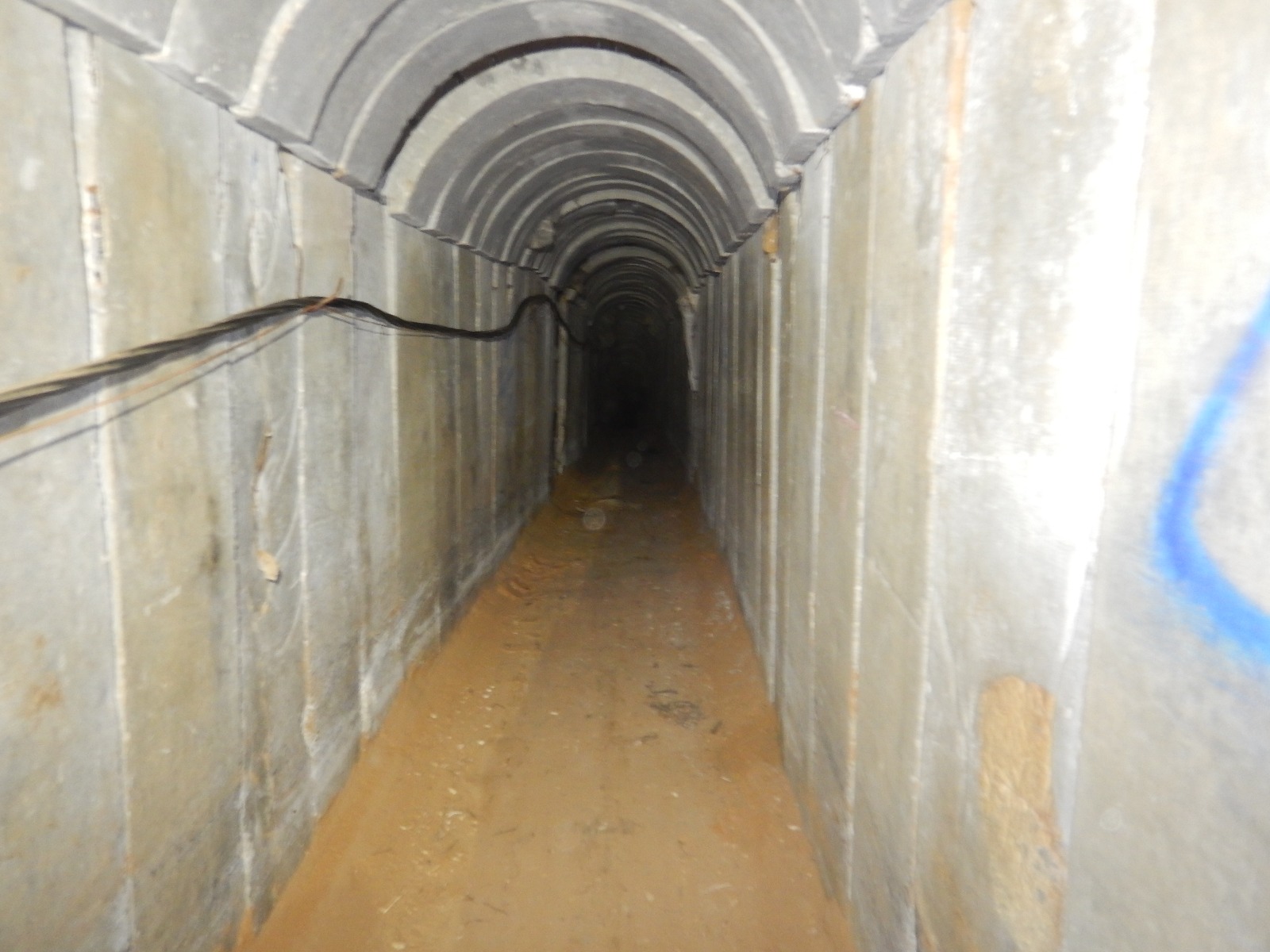 Un túnel de Hamas. (Foto: Dover Tzahal)