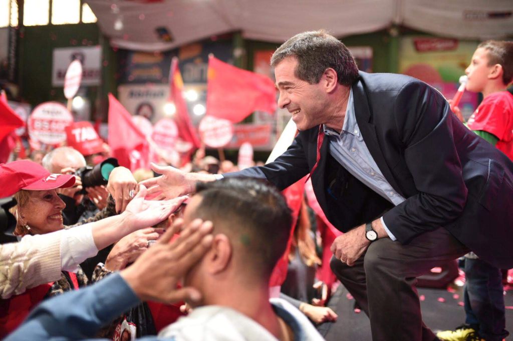 Ernesto Talvi en campaña (Foto: Campaña de "Ciudadanos")