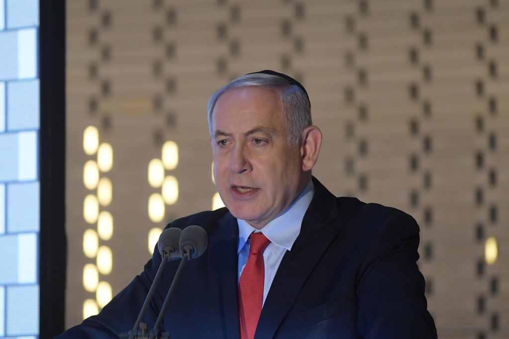 Netanyahu, días atrás, en un acto recordatorio de los caídos en la Segunda guerra en Líbano (Foto: Amos Ben Gershom, GPO)