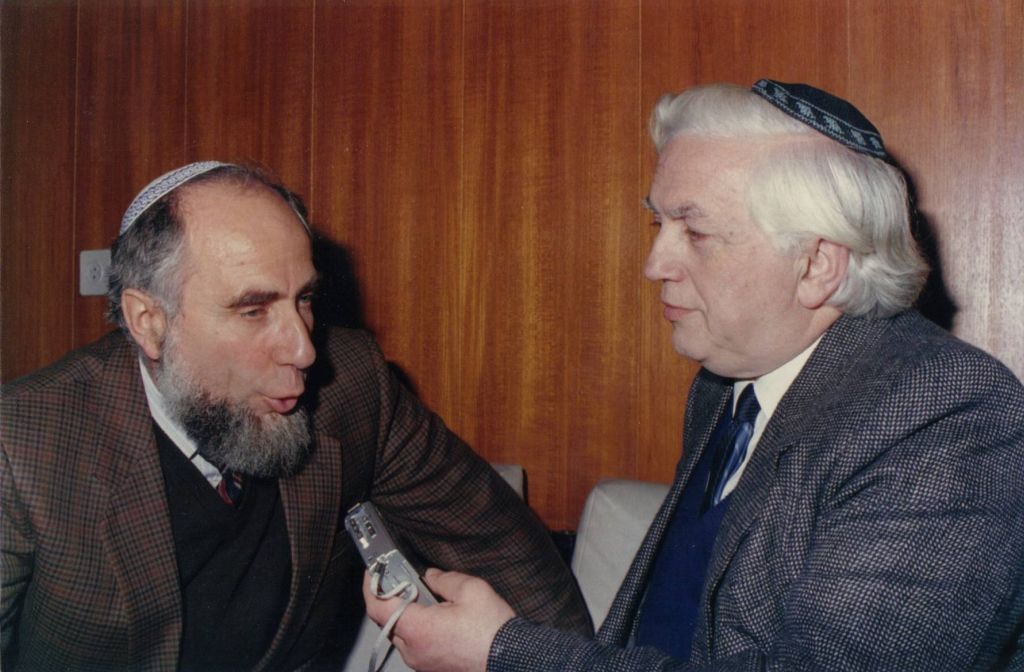 Con Iosef Beguin, ex prisionero de Sion en la URSS