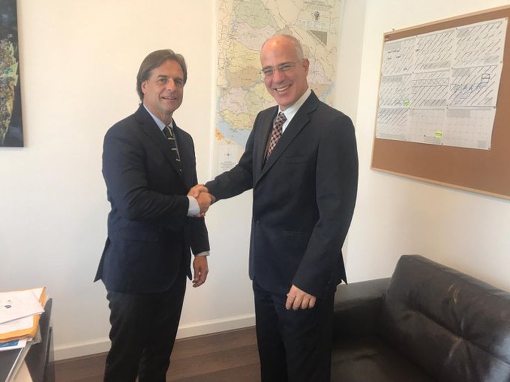 Con el Embajador de Israel Yoed Magen