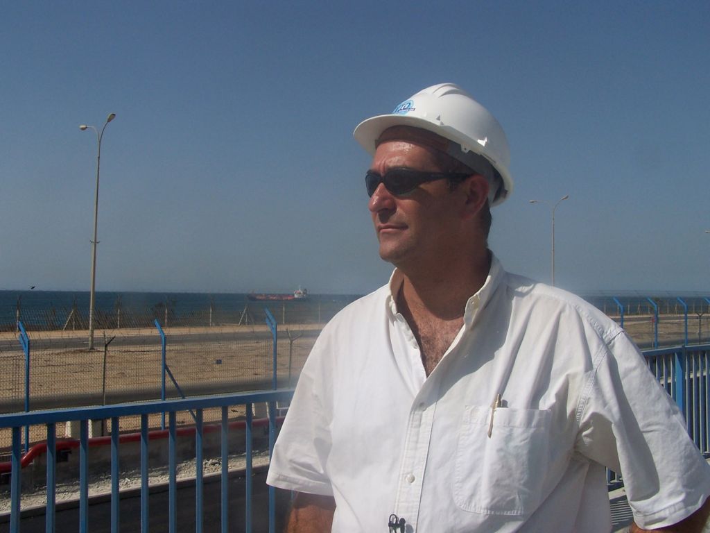 En la planta desalinizadora de Ashkelon, en el 2005 En la planta desalinizadora de Ashkelon, en el 2005