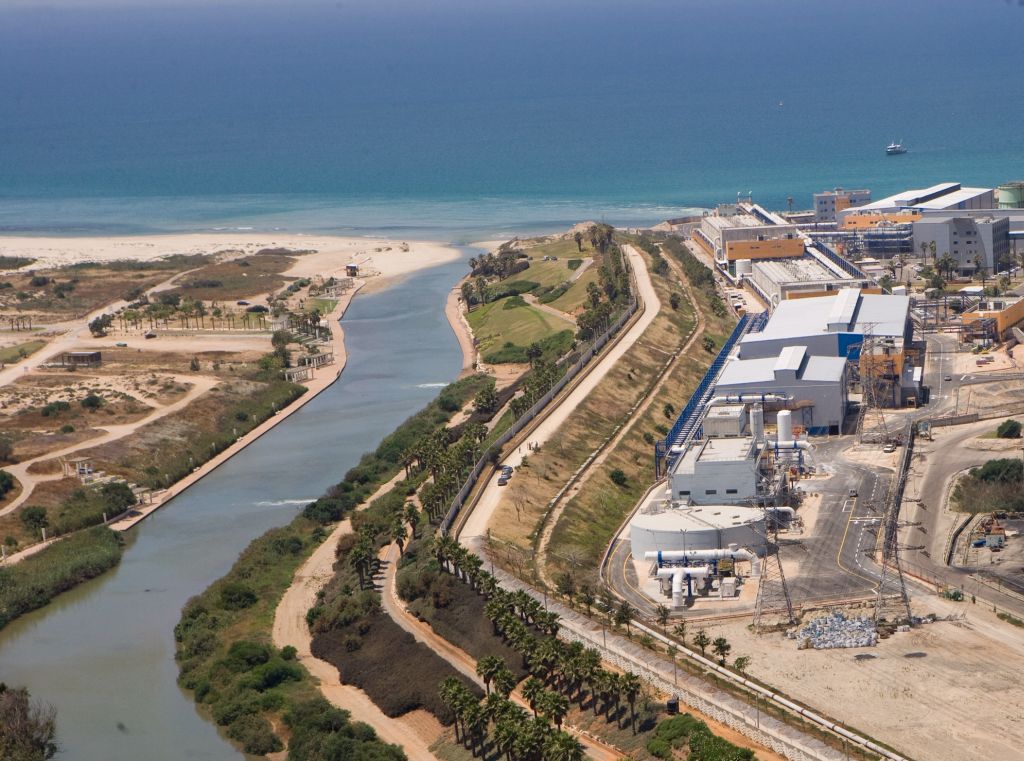 La planta desaladora de Hadera La planta desaladora de Hadera