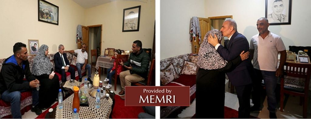 Primer ministro palestino dirigiéndose a Latifa Abu Hmeid: Usted es una modelo de firmeza; yo espero algún día visitarla en su casa en Jerusalén. (Fuente: Alwatanvoice.com, 24 de octubre, 2019)