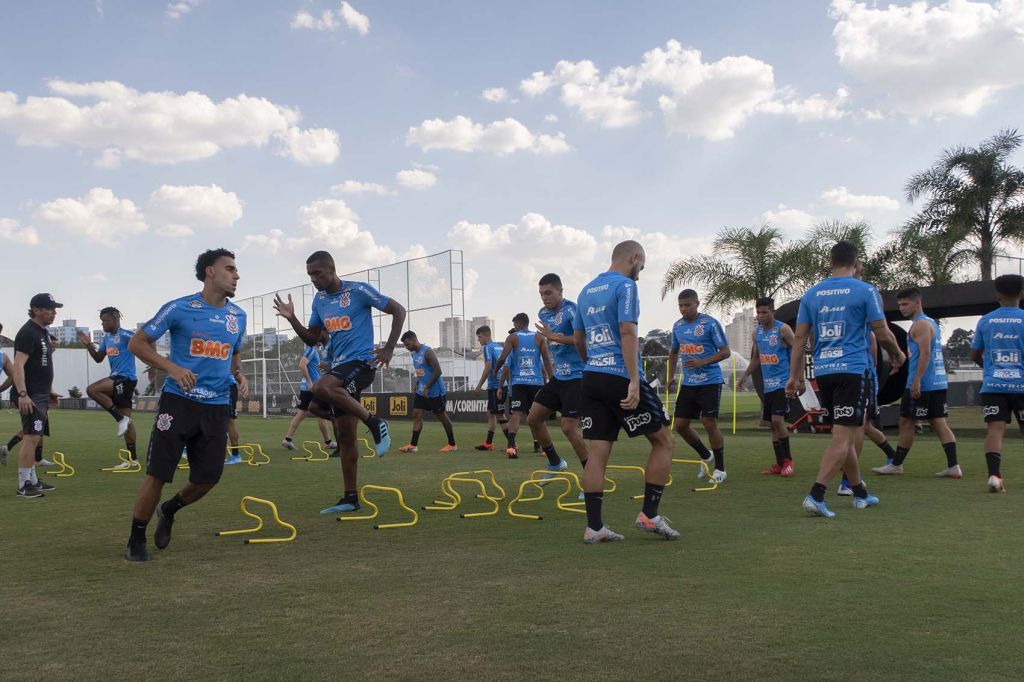 El entrenamiento del martes, un día antes del partido (Foto: Daniel Augusto Jr. /Agencia Corinthians) El entrenamiento del martes, un día antes del partido (Foto: Daniel Augusto Jr. /Agencia Corinthians)