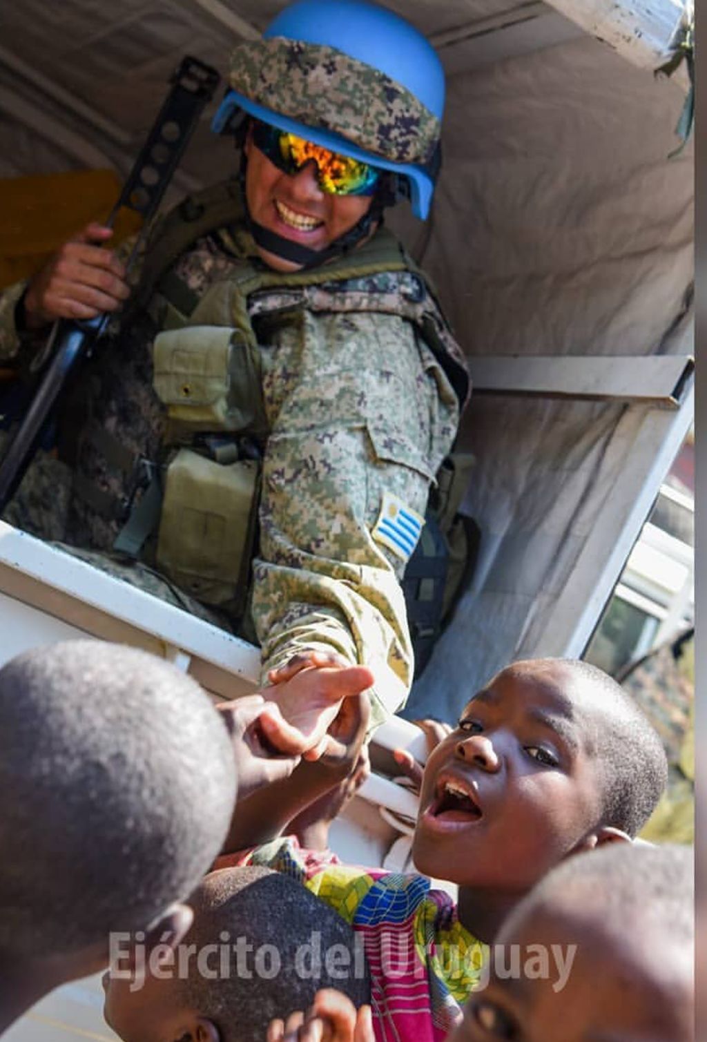 En el Congo (Foto: Instagram del Ejército) En el Congo (Foto: Instagram del Ejército)