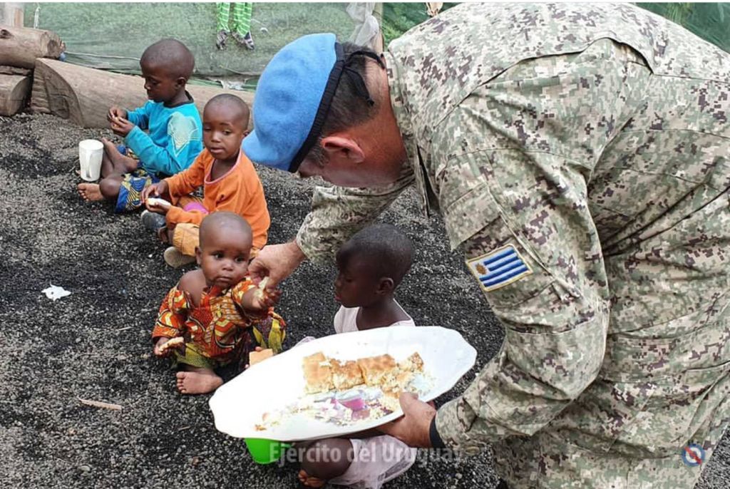 En el Congo (Foto: Instagram del Ejército) En el Congo (Foto: Instagram del Ejército)