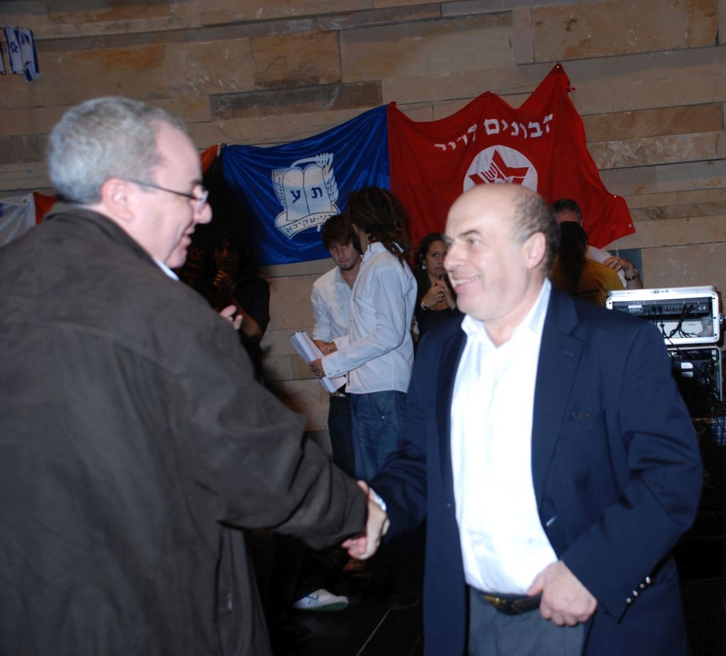 Sergio Oberlander con Natan Sharansky Sergio Oberlander con Natan Sharansky