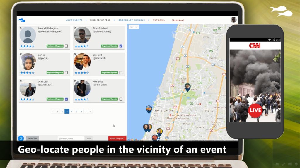 La tecnología ubica a la gente que se halla cerca de un evento