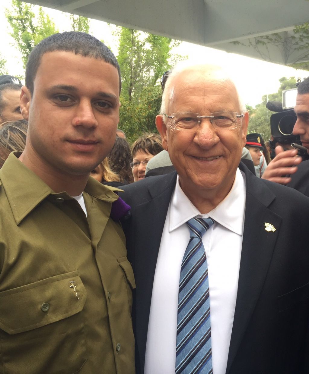 Muhamad con el Presidente Rivlin