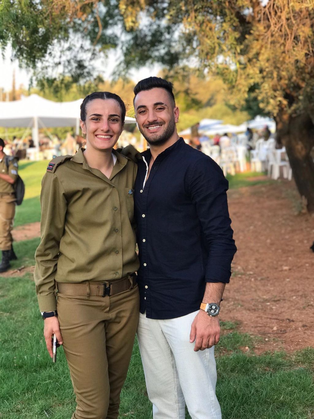 Hadil y su hermano Haitam Hadil y su hermano Haitam