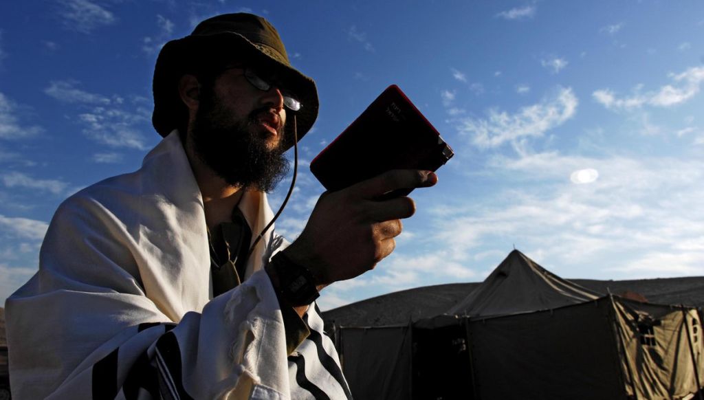 Un soldado haredi (foto: Dover Tzahal)