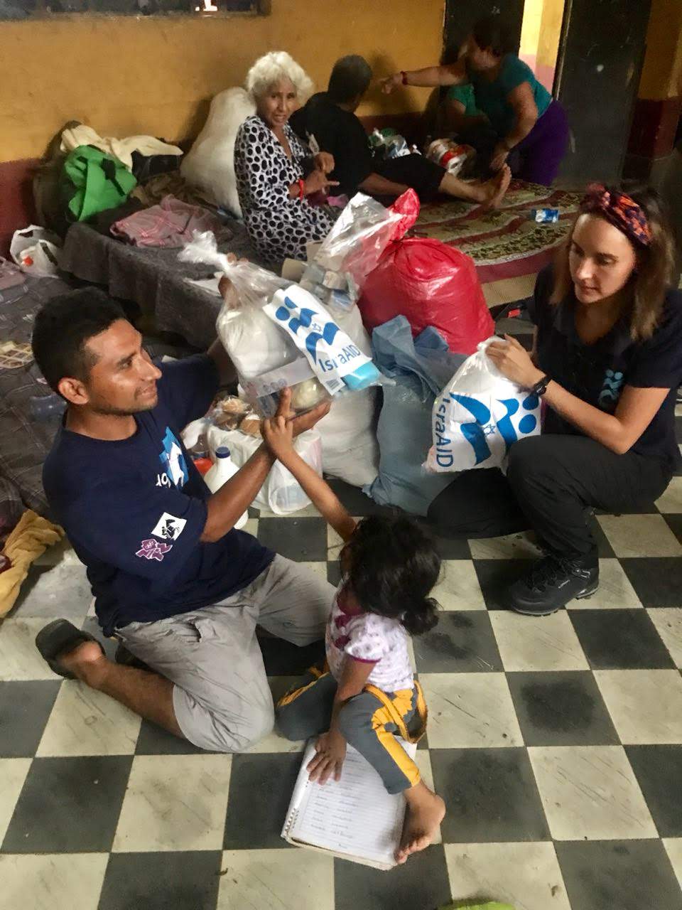 Ayuda en Guatemala (Foto: IsraAID) Ayuda en Guatemala (Foto: IsraAID)