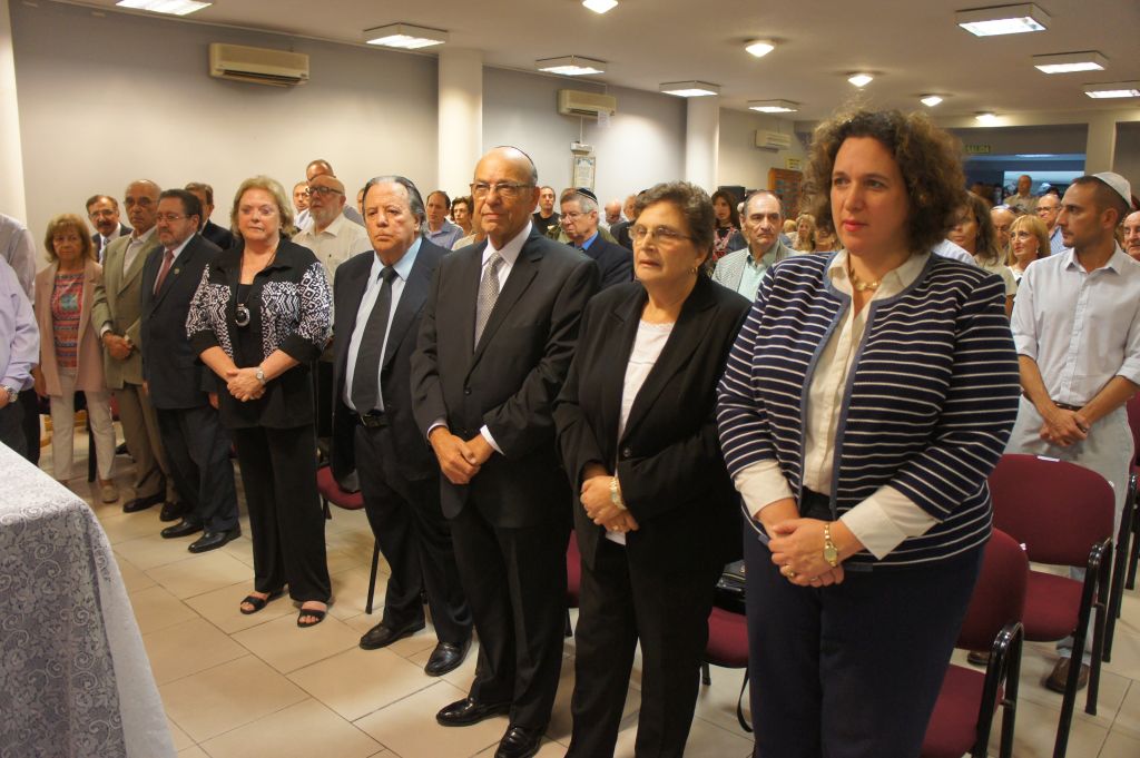 En el acto del 2017 en el aniversario del Edicto de Expulsión, junto a la entonces Embajadora de Israel Nina Ben Ami