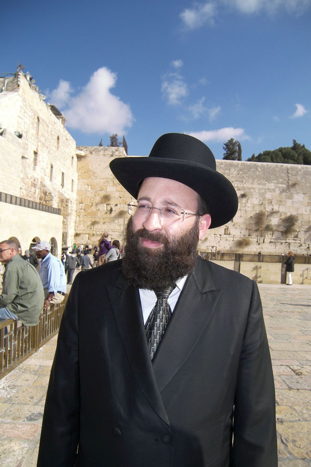 El Rabino del Muro de los Lamentos y los Lugares Sagrados, Shmuel Rabinowitz El Rabino del Muro de los Lamentos y los Lugares Sagrados, Shmuel Rabinowitz