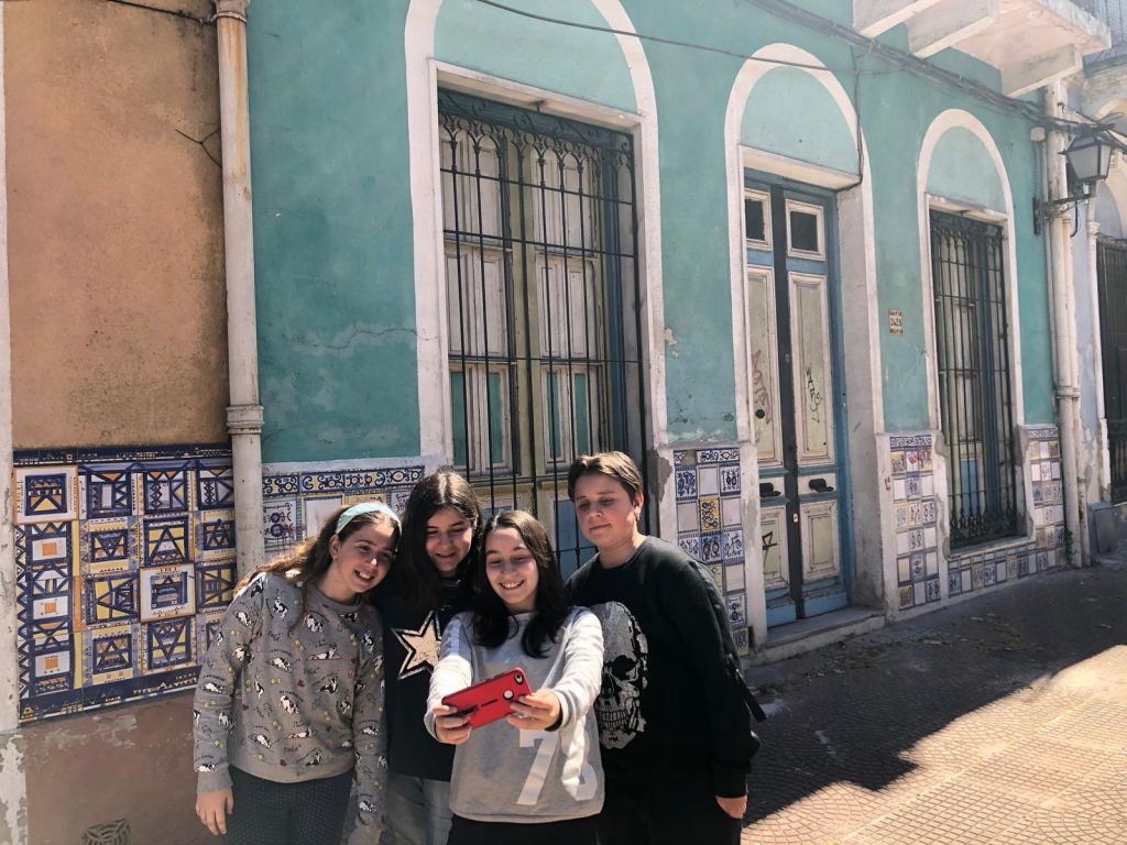 Maayan, Valentino, Karen y Lucía