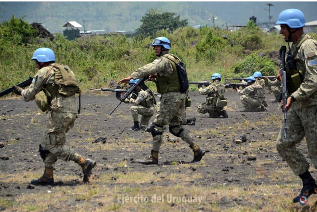 Efectivos uruguayos en Congo (Foto: Instagram del Ejército) Efectivos uruguayos en Congo (Foto: Instagram del Ejército)