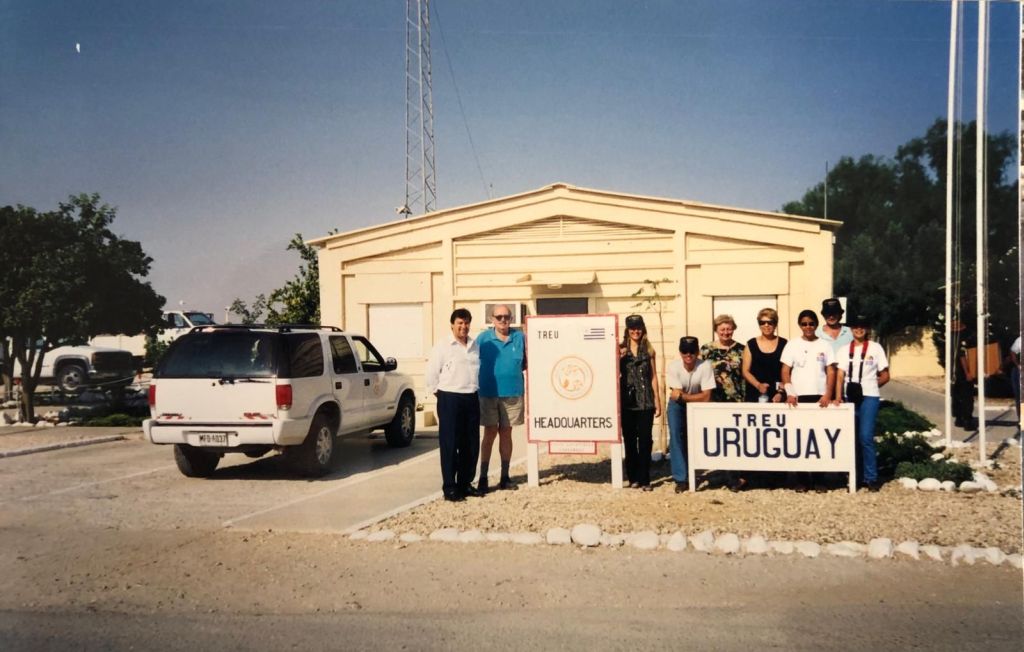 Con otros miembros de la Asociación de Amistad Israel-Uruguay