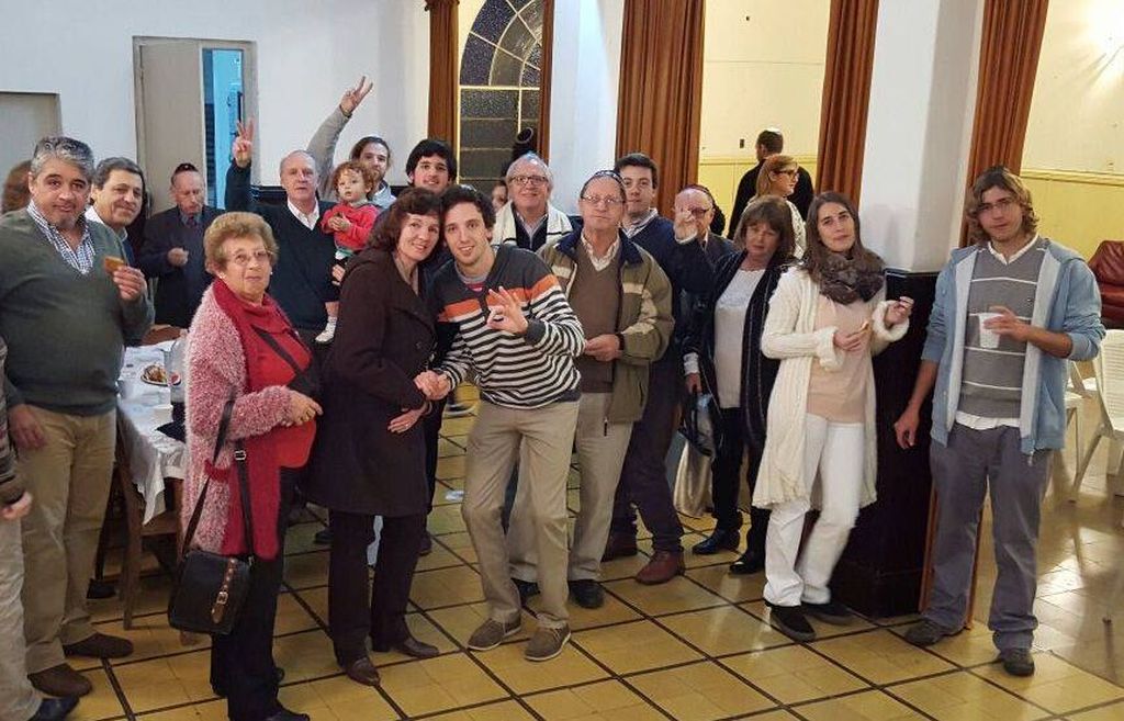 En comunidad, años atrás, al finalizar el ayuno de Iom Kipur