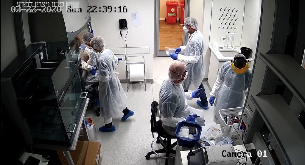 En esta laboratorio trabajan con el Coronavirus