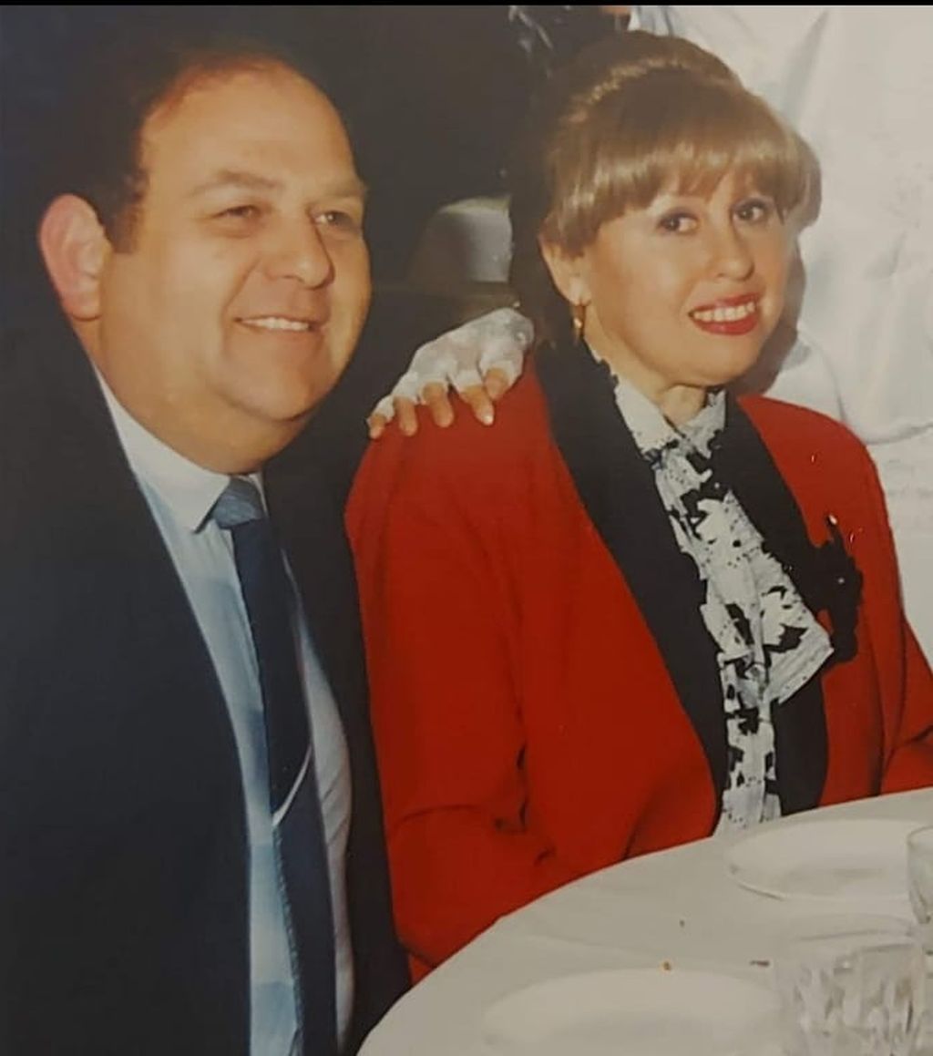 Binyamin Berland (z"l) y Susana Goldwasser, los padres de Mijael