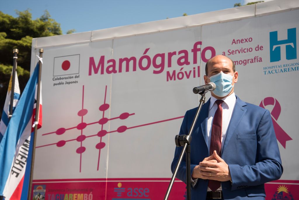 El Presidente de la Cámara de Representantes Martín Lema en el acto