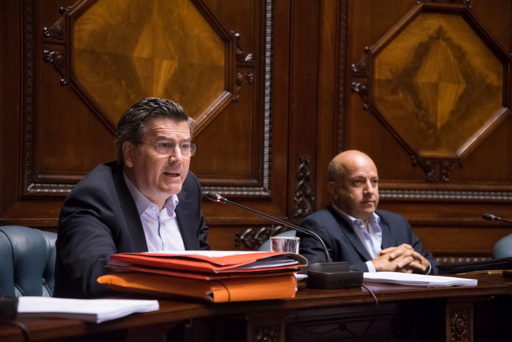 Hablando en la Comisión Permanente del Parlamento en el Día Internacional de Recordación de las Víctimas del Holocausto (Foto: Departamento de Fotografía del Parlamento)