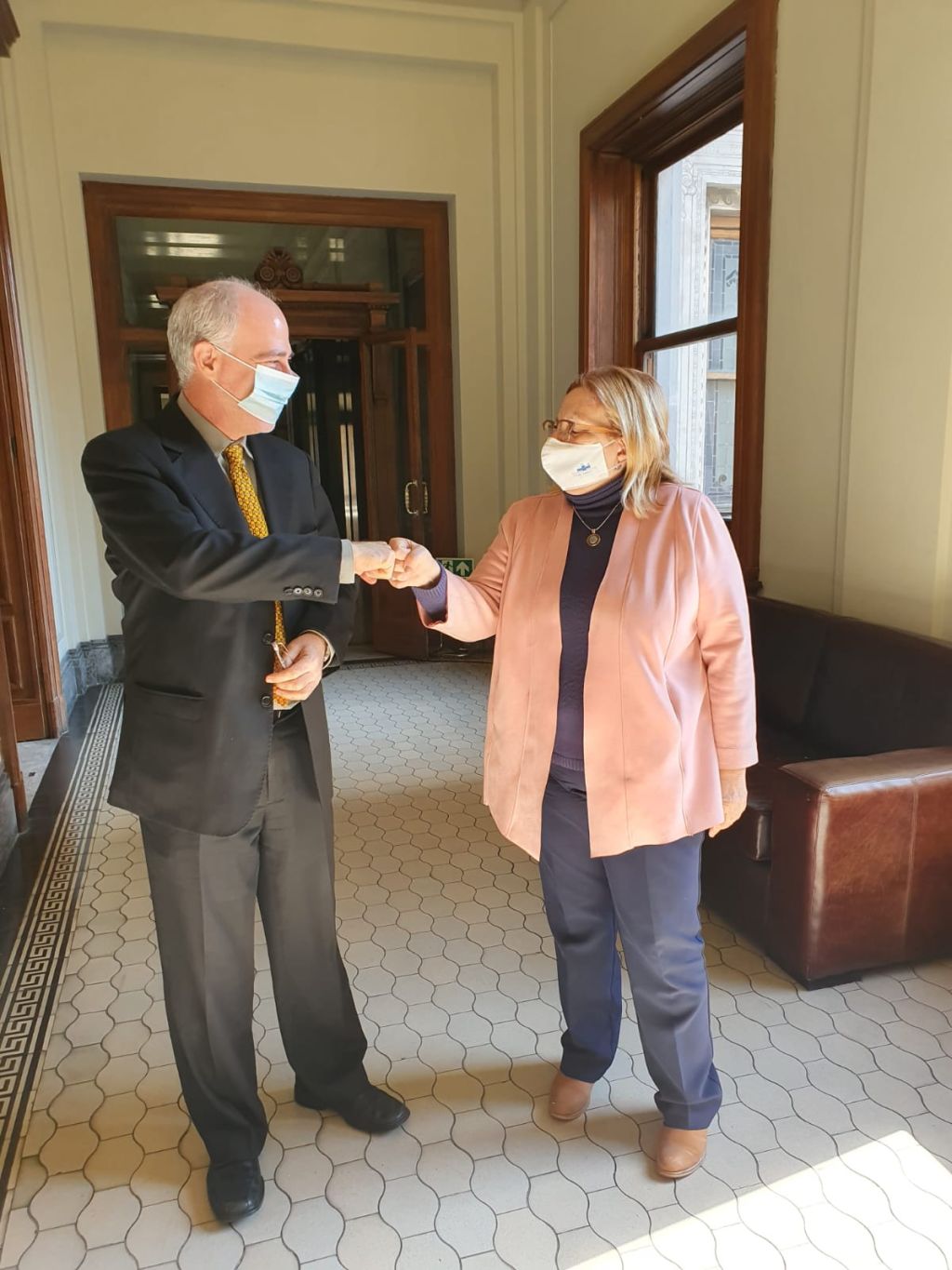 Con la Senadora Graciela Bianchi del PN
